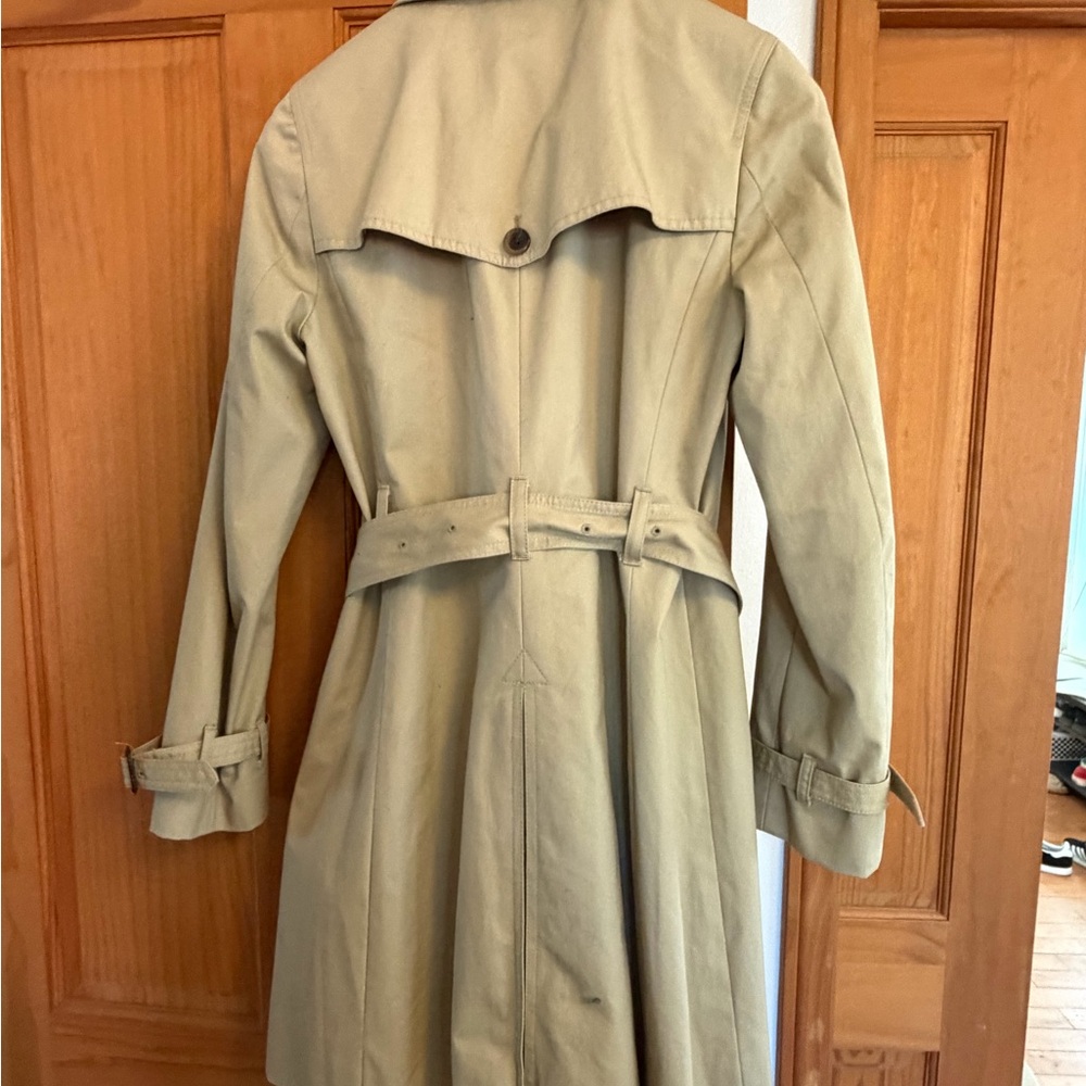 J. Crew Beige Double-Breasted Trench Coat - Picture 2 of 2